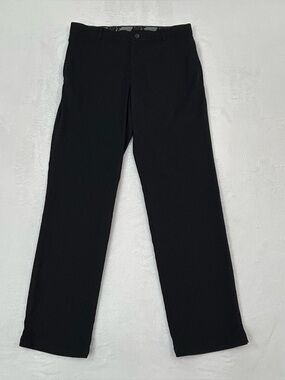 Nike Golf Black Athletic Performance Flat Front Stretch Dress Pants Men’s 32x30